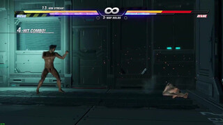 5. [Content Warning] Fighting game with nude patch, edited so a naked man beats up several naked women