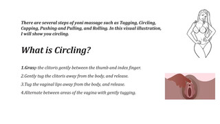 3. Close up of female masturbation in “Health Tips: Yoni Massage”