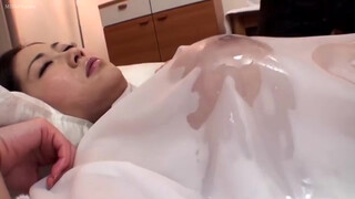 5. Watch as her body is slowly revealed, first nipple at 2:55 in “Japanese Massage Sex , Hot Massage XNXX VIDEO , Japan Massage Oil”