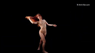 10. Redhead dances naked at 0:05 in new upload “Art video: Ameria dancing by Amit Bar”
