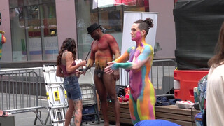 3. Male nudity throughout, female nudity at 1:09 in “BODY PAINTING : MR COOL”
