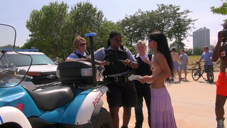 4. Topless Woman Ticketed At GoTopless Day Rally in Chicago