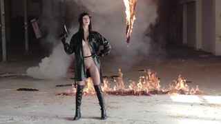 9. NUDE VIDEO BACKSTAGE UNCENSORED — BURN YOUR FLAGS (anti ussr & anti nazi)