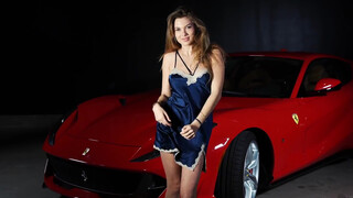 4. Ferrari + transparent lingerie at 1:40 in this Kaloopy video “SUPERFAST”