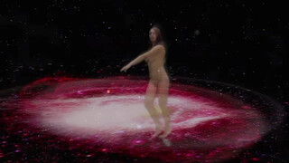 8. What’s better than naked yoga? How about naked yoga IN SPACE at 8:15 in “Maurice Ravel – Pavane for a Dead Princess (O’Thunder remix)”