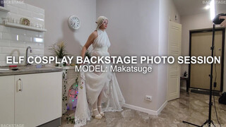 1. Divine Elf Cosplay Uncensored NUDE ART Video backstage with the TOP mode…