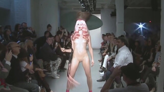 8. Naked fashion show