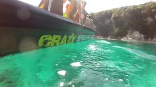 3. Crazy speedboat kavos September 2015 blue lagoon