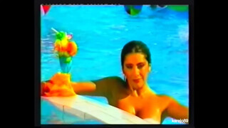 3. Sabrina – Official music video for “Boys (Summertime Love)” Titties in wet T at beginning, then more and more as video goes on.