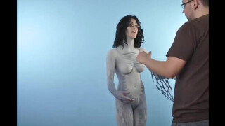 3. Cute Innie from the beginning-Roustan & Asphyxia Body paint Time Lapse