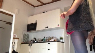 10. From 00:17 Transparent Leggings No Panty Pussy and Ass more like see through pantyhose also two mini skirt braless girls dance party