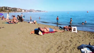 Spain beach topless at 0:21, 2:47, 4:55, 6:43, 16:39