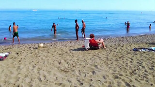 1. Spain beach topless at 0:21, 2:47, 4:55, 6:43, 16:39