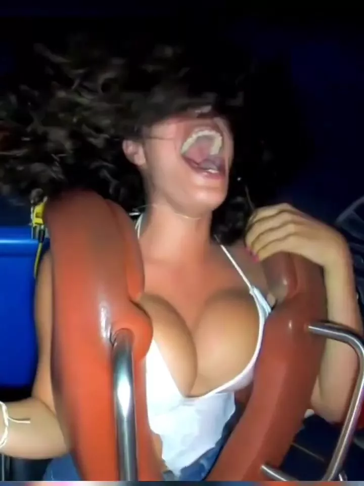 Big Tits In Car Popping Out 