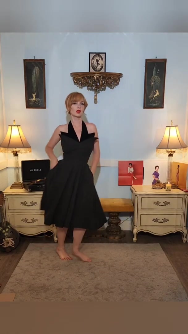 Dainty Rascal Dancing In Sexy Sheer Vintage Gowns Nude Video On