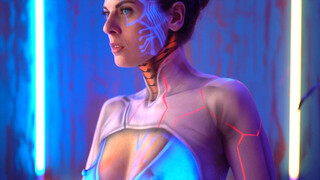 7. Cyberpunk titties, throughout video and channel