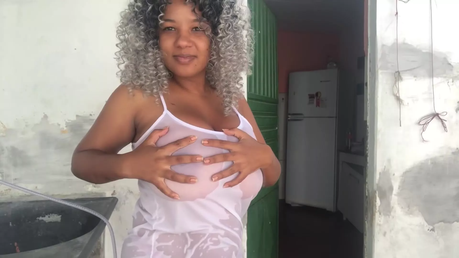 Big nipples visible through wet see-through dress | Nude Video on YouTube |  nudeleted.com