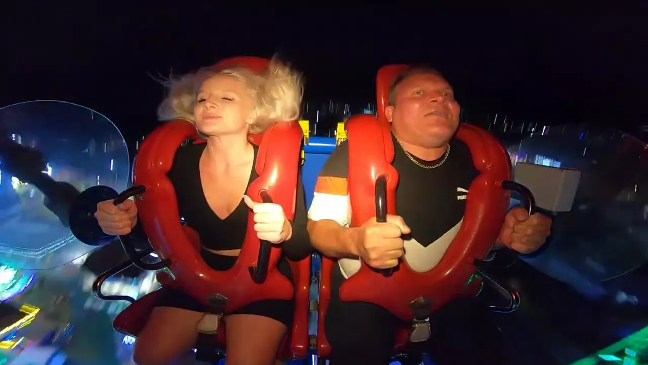 Quick pierced nipslip on slingshot ride [9:34] | Nude Video on YouTube |  nudeleted.com