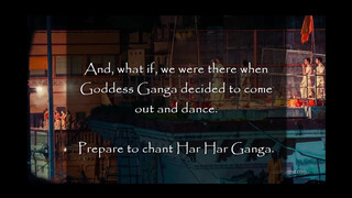 3. Goddess Ganga dancing