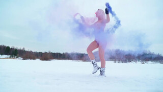 3. “Snow Queen Diana” plays with colored smoke in new upload from Andrej Levitan