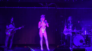 2. Topless and wearing a giant plastic dick in “Miey Cyrus & Her Dead Petz – Karen Don’t Be Sad (Philadelphia,Pa) 12.5.15”
