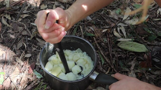 7. Nude hiking and camping I NSW Australia I Vegan Cooking EXPOSED I PlantBased meatballs & mash potato