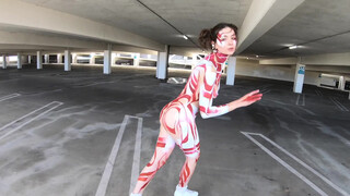 5. New upload from Roustan: “Roller Girl in Body Paint Again”