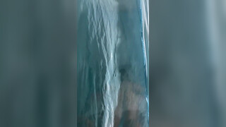 1. Naked behind a transparent sheet in “bigo live/routine/rotina/no panties/panty/????ESCREVA-SE????”