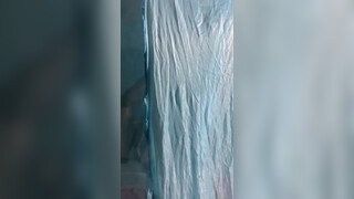 8. Naked behind a transparent sheet in “bigo live/routine/rotina/no panties/panty/????ESCREVA-SE????”