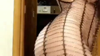 3. The beginning is the best part of this girl dancing in a transparent dress in “hot girl video”