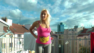 5. See through leggings yoga pants with camel toe and the best panties lace thong in transparent bending over 02:26 also upskirt panty revealing around