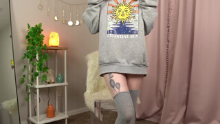 4. Sweatshirts with NO Pants Try On Haul * Warning Insanly Hot *