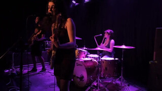 1. The very gorgeous A Void lead singer showing a bit