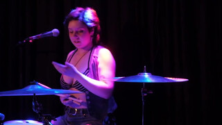 7. The very gorgeous A Void lead singer showing a bit