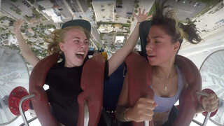 6. Slingshot Ride Boob Flash [1:02]