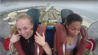 7. Slingshot Ride Boob Flash [1:02]