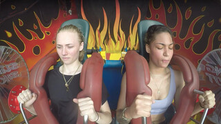 3. Slingshot Ride Boob Flash [1:02]