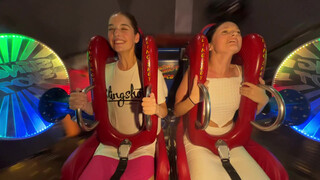 Slingshot ride boob flash [0:48]