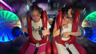 7. Slingshot ride boob flash [0:48]