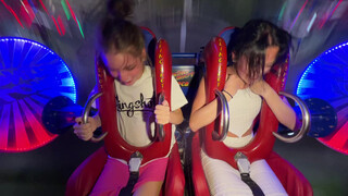 9. Slingshot ride boob flash [0:48]