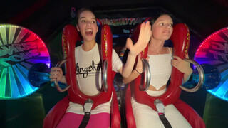 2. Slingshot ride boob flash [0:48]