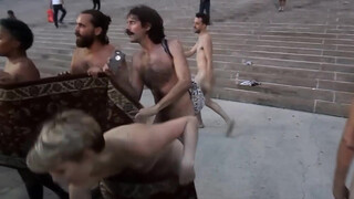 6. Male and female nudity throughout “New York Nude Fashion Week Streakers!”