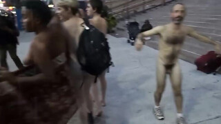 7. Male and female nudity throughout “New York Nude Fashion Week Streakers!”