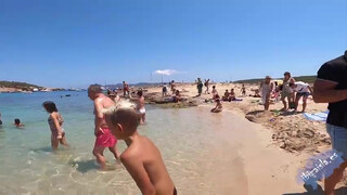 4. Ibiza beach walk. Random titties out in public throughout the first half of the video.