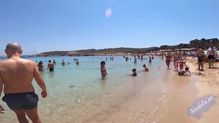 3. Ibiza beach walk. Random titties out in public throughout the first half of the video.