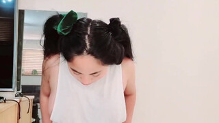 3. Msspinay again micro bikini ( PLAY AT 0.25x SPEED and STOP AT 3:06 TO SEE HER MAJESTIC BIG asian MILF NIPPLE )