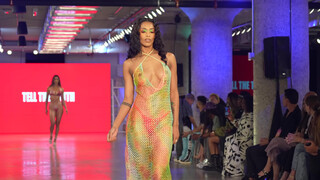 1. See through dress fashion at video starts