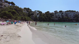 10. MENORCA Playa Cala Galdana Beach Beaches in Spain Travel Vlog World Cities 4K