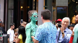 10. Shadows In Silence BODY PAINTING NYC Times Square 2019