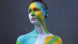 5. Artist Andy Golub bodypainting in Chelsea